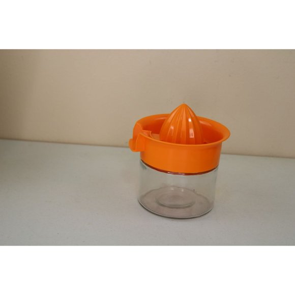 Vintage Glass Juicer Orange Top Hand 91183 Citrus Gemco Manual - Picture 2 of 4